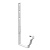 Кронштейн желоба 120*86 RAL9003 Белый