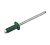 Заклепка RAL 6005 Al-St 3,2*8 темно-зеленый