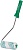 1411-100-27 Handmaler Мини валик в сборе Green микрофибра, 9мм, ручка 270мм/15х100мм