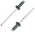 Заклепка RAL 5021 Al-St 3,2*8  бирюзовый