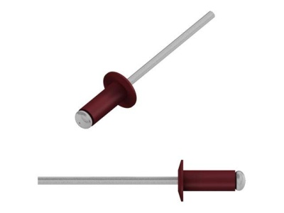 Заклепка 3,2х8 RAL 9003 вино