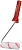1410-100-35 Handmaler Мини валик в сборе RED полиакрил, 11мм ручка 350мм/30х100мм 