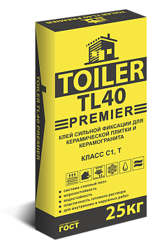 6445 TOILER TL 40 Клей сильной фиксации 25кг(54шт)